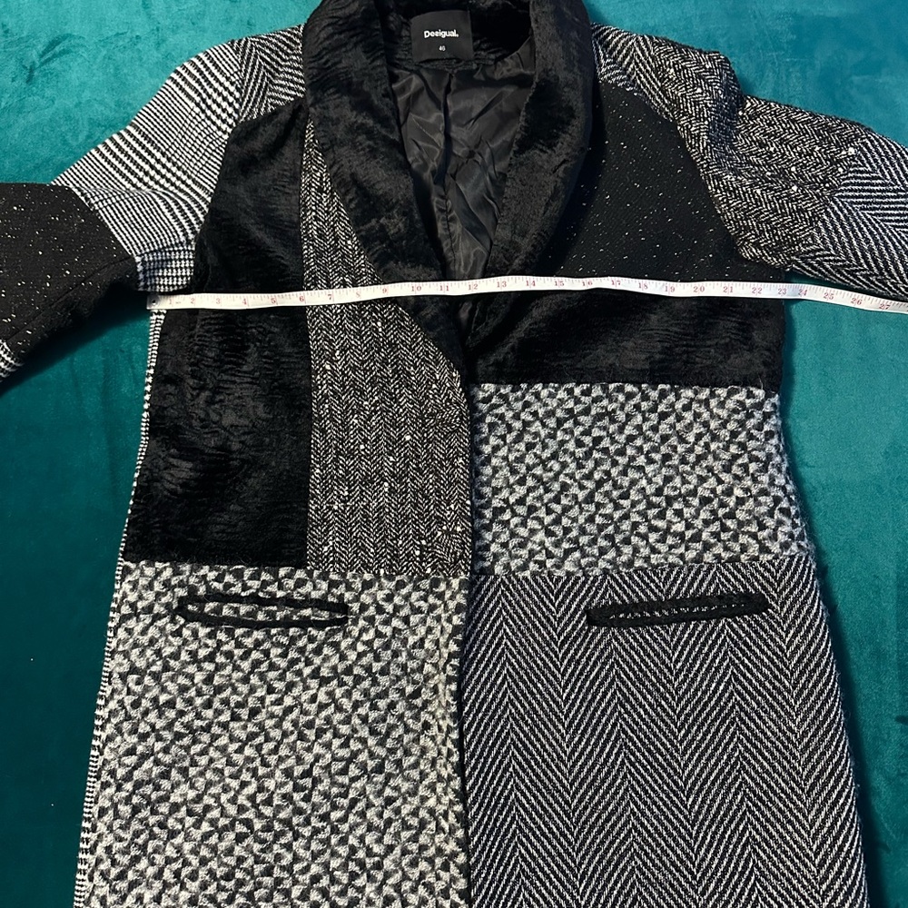 Desigual Monochrome Patchwork Jacket